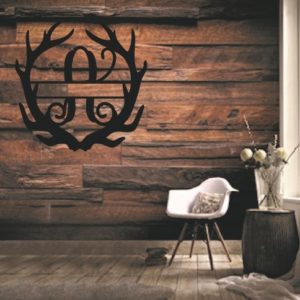"A" Antler Monogram