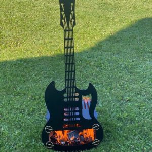 guitar fire pit