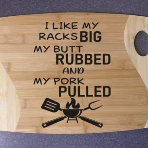 Adult Humor, Bamboo Cutting Board, Engraved Cutting Board