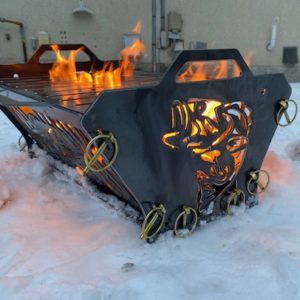 Fishing Gifts, Portable Campfire, Collapsible, Patio Fire Pit, Outdoor Fire Pit