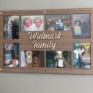 Personalized Picture Frame, Family Photo Collage
